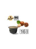 16 Capsule Nocciolino Agostani BIG GOLD Compatibili Nescafé Dolce Gusto